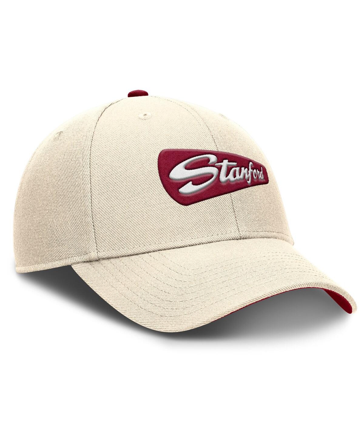 Nike Men's Natural Stanford Cardinal Rise Legacy Adjustable Hat In Neutral