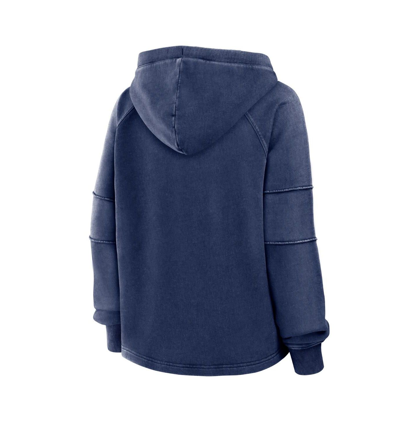 Женское худи Fanatics Navy Dallas Cowboys Oversized Raglan Gridiron — фото 3