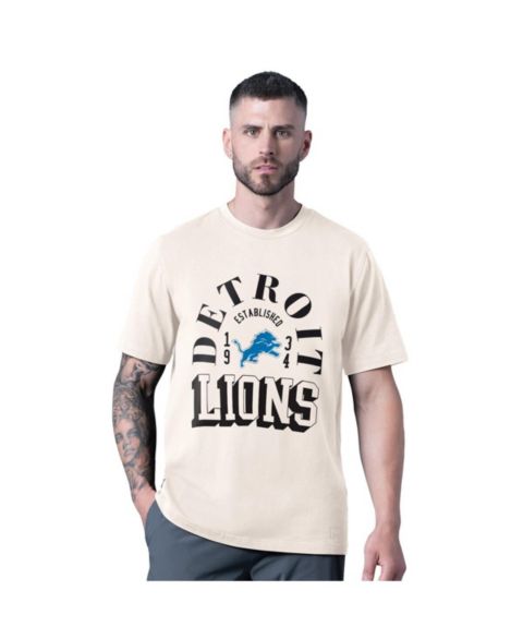 Мужская футболка MSX by Michael Strahan White Detroit Lions Whiteout