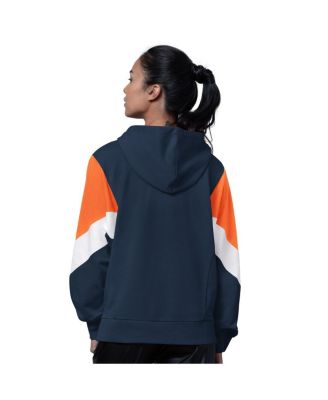 Women's Navy Detroit Tigers Scrimmage Pullover Hoodie