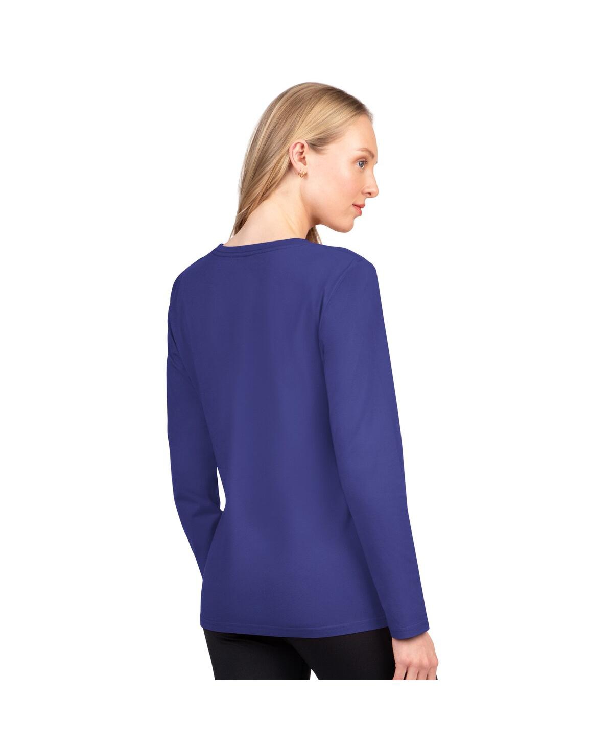 G-iii 4her By Carl Banks Women's Purple Baltimore Ravens Best Play Long Sleeve T-shirt In Purple