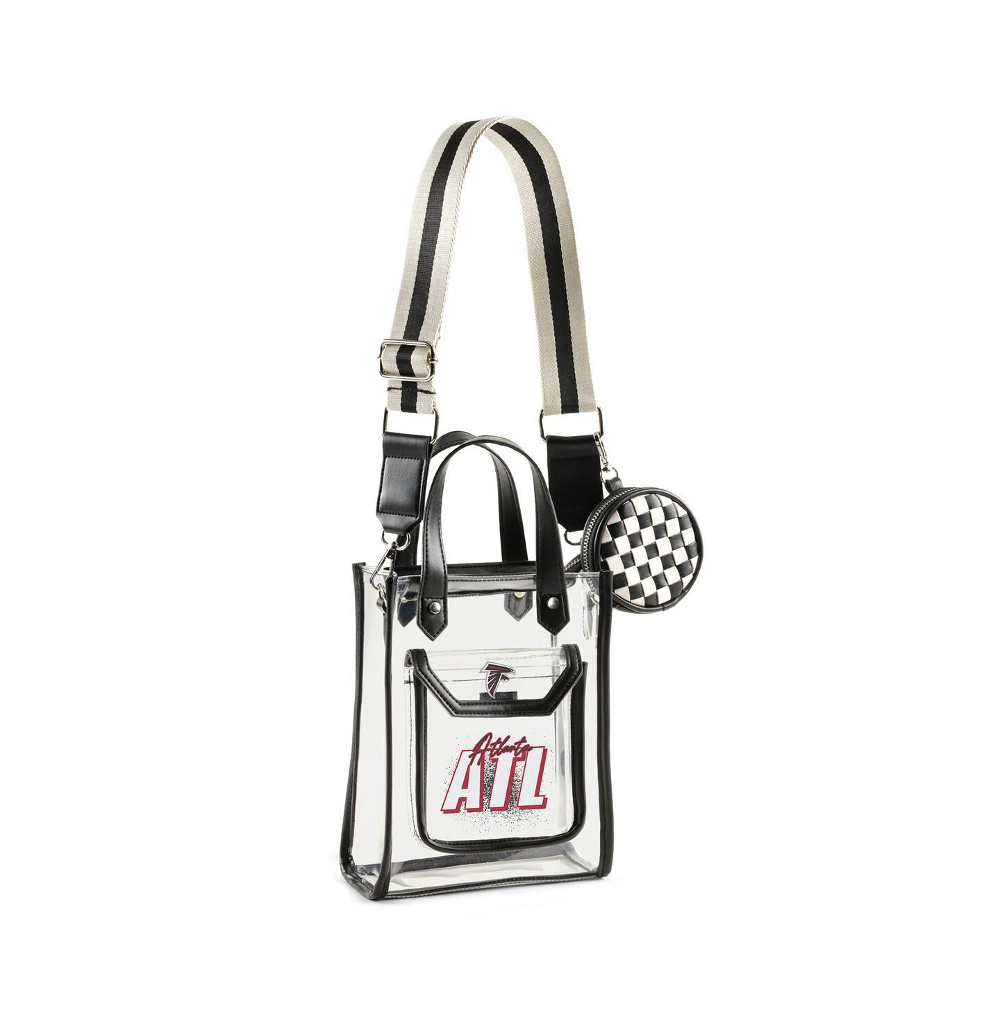 Женская сумка WEAR by Erin Andrews Minnesota Vikings Clear Stadium Crossbody Purse with Coin Pouch — фото 1