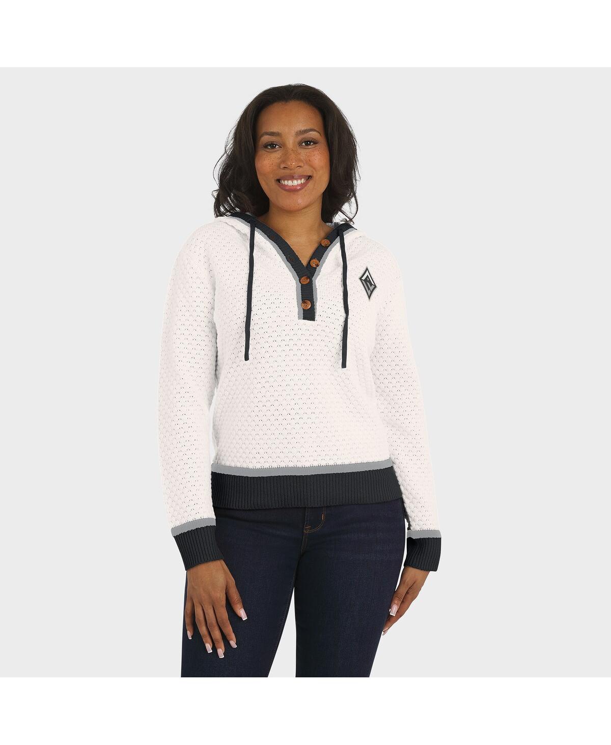 Wear By Erin Andrews Women'scream Las Vegas Aces Hooded Sweater In Multi