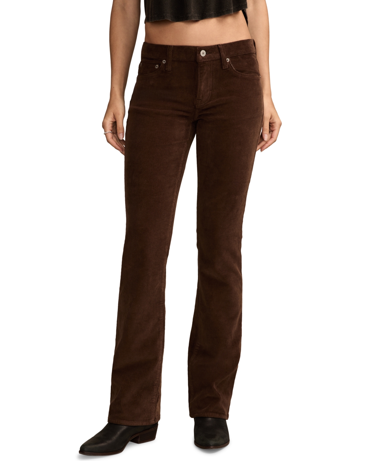 Lucky Brand Women'sâ Mr. Sweet Boot Cord Jeans In Brown