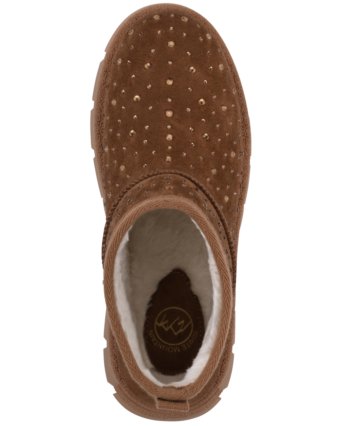 White Mountain Women's Tomas Faux Fur Bootie In Brown