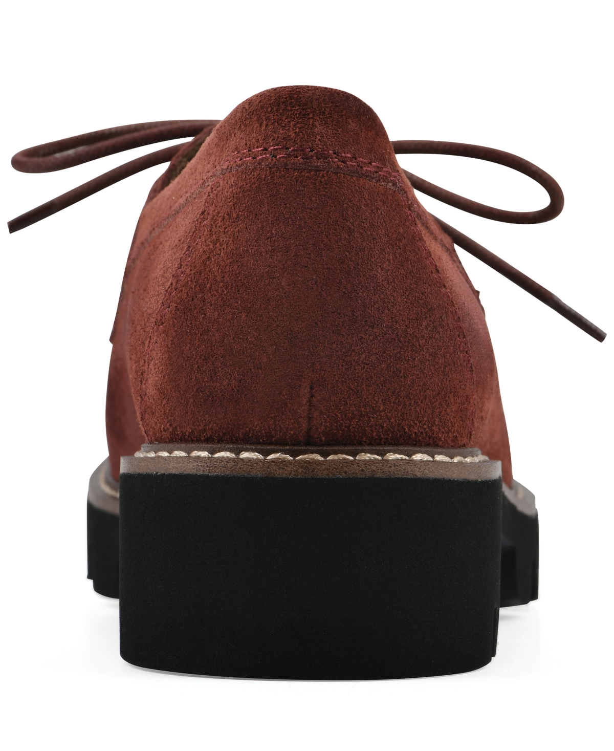 White Mountain Women's Gino Lug Sole Loafers In Burgundy