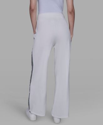 KARL LAGERFELD PARIS Women's Pull On Track Pants