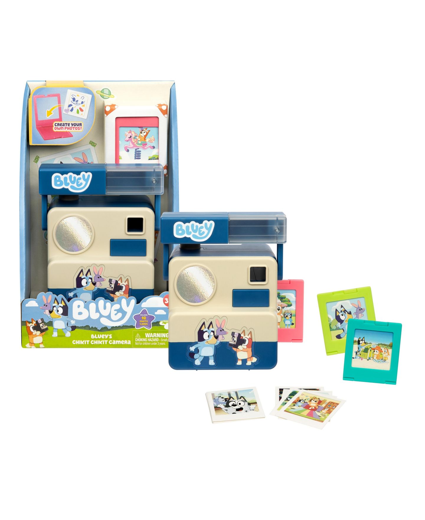 Детский игровой набор Bluey Chikit Chikit Role Play Camera Playset, Ages 3+ — фото 12