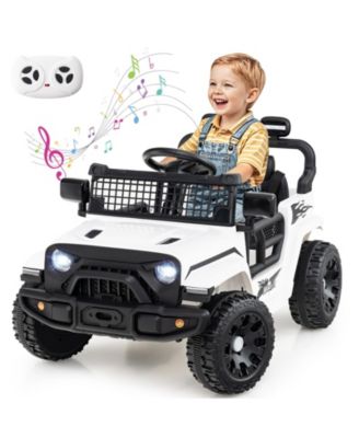 Kids Ride on Car Truck 12V Battery Powered Electric Vehicle w/ Foldable Mirrors
