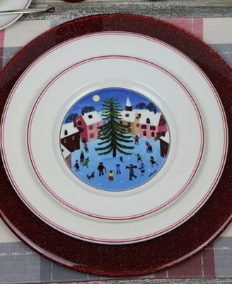 Villeroy & Boch Naif Christmas プレート　６枚 Amazon.com: Villeroy & Boch Naif Christmas Dinner Plate