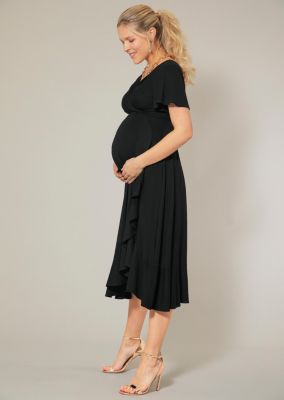 Maternity Waterfall Midi Dress