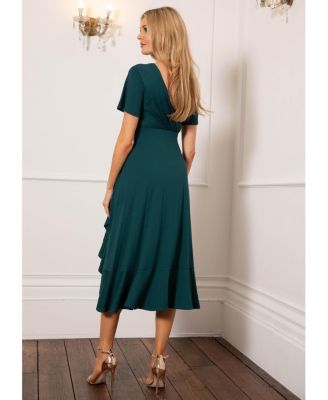 Maternity Waterfall Midi Dress