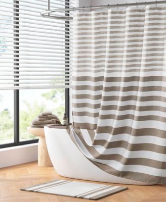 Ariana Ombre Waffle Shower Curtain, 72" x 72"