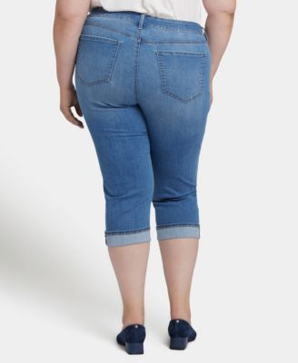 Plus Size Marilyn Straight Crop Jeans