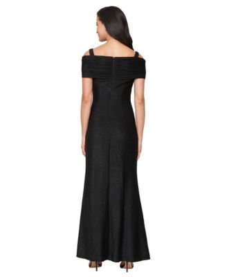 Women's Off-The-Shoulder Long Knit Dress