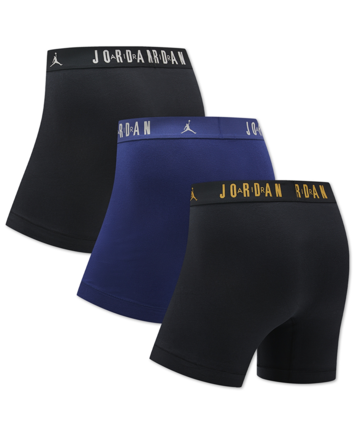 Jordan Men's 3-pack Cotton Flight Jersey Boxer Briefs In Multi