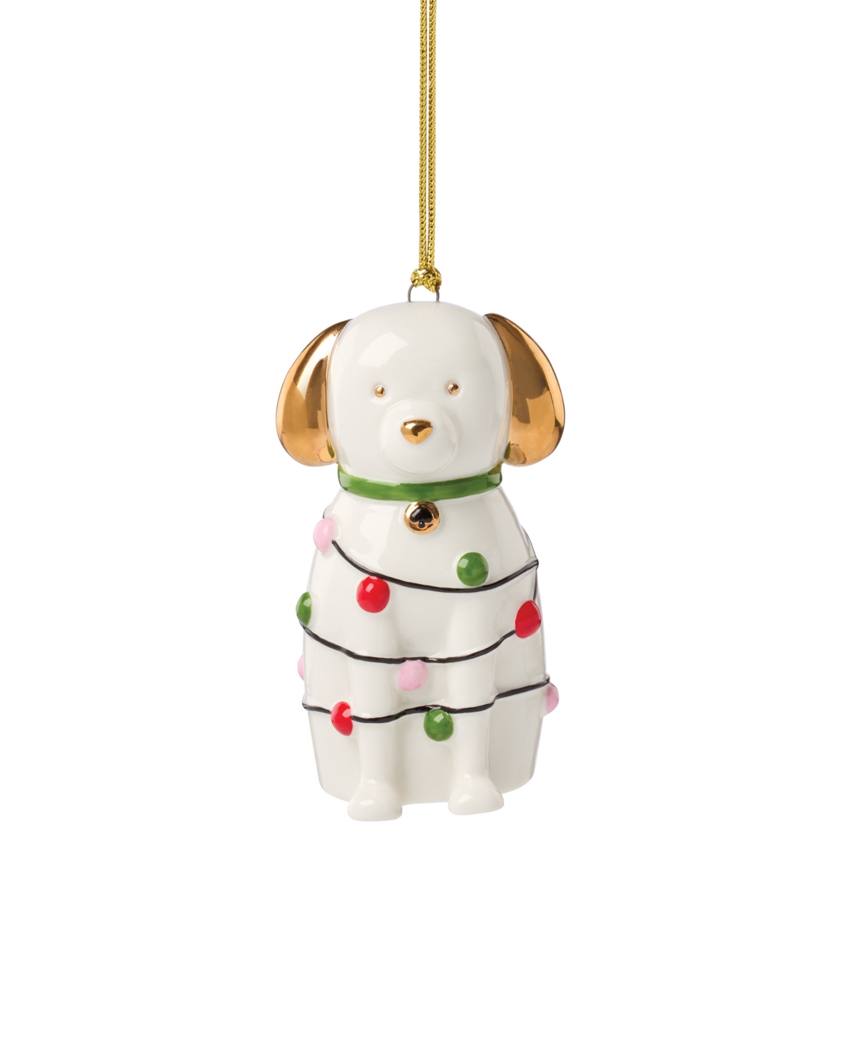 Kate Spade Be Jolly Dog Ornament In Multi