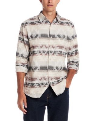 Weatherproof Vintage Men's Southwest Jacquard Overshirt - Macy's