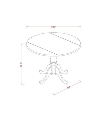 5 PC Kitchen Table set-small Table-plus 4 Kitchen Chairs