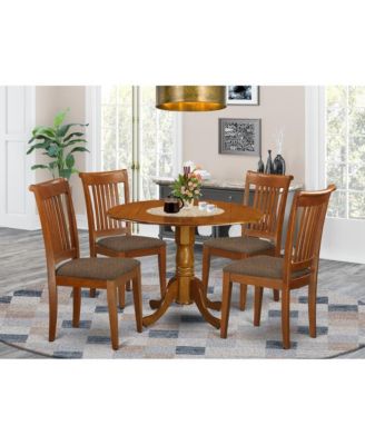 5 PC Kitchen Table set-small Kitchen Table-plus 4 dinette Chairs
