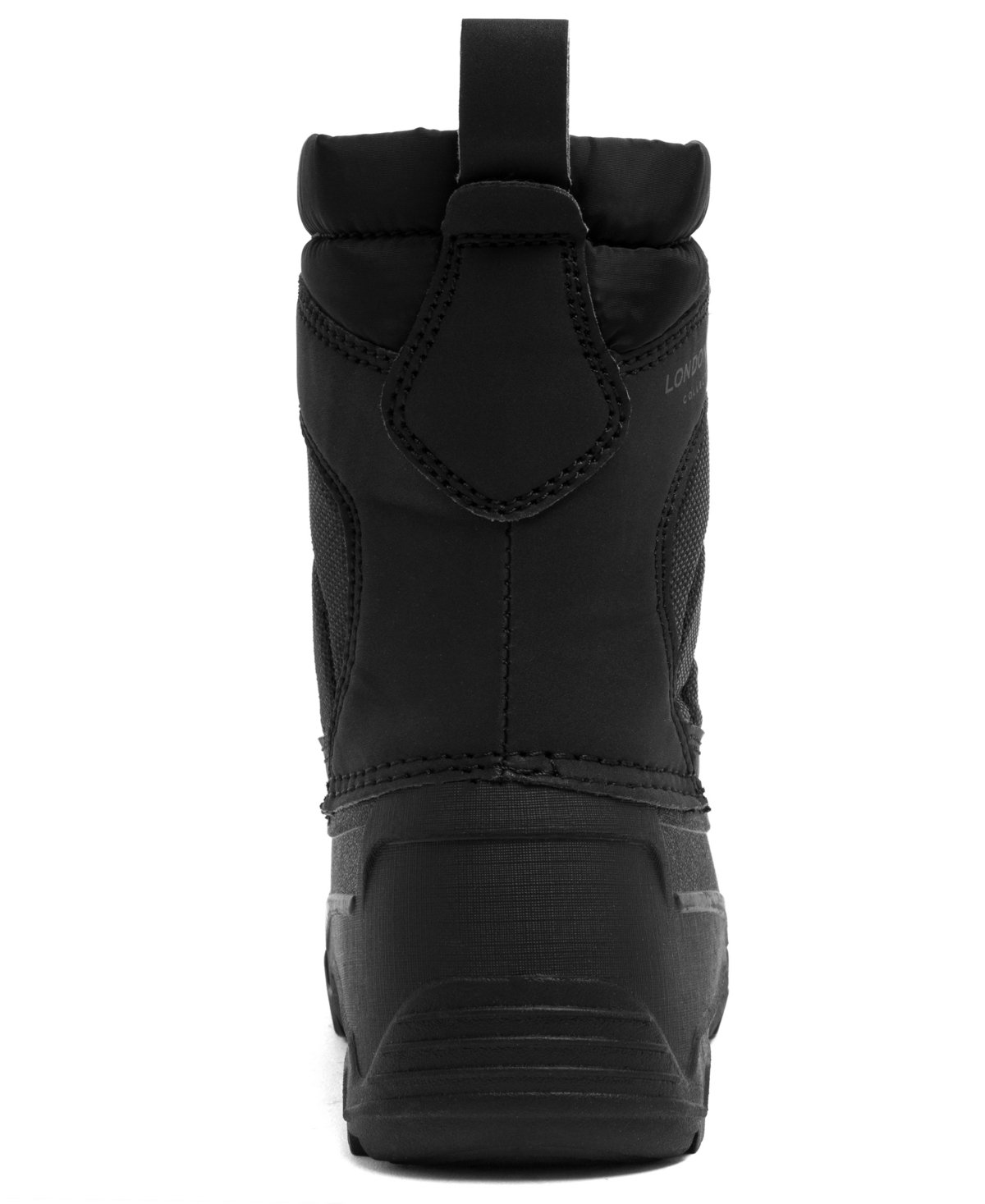London Fog Little & Big Boys 1-5 Kenji Cold Weather Lace-up Boots In Black
