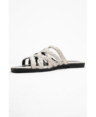 Alisha Leather Slide Sandal (Women)