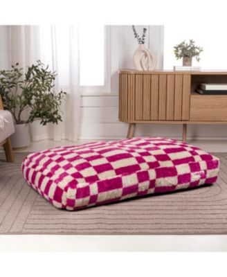 MabelDesigner Modern Ultra Soft Reversible Plush Rectangular Pet Bed with Washable Cover