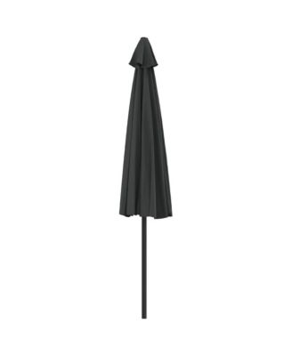 Garden Parasol Anthracite Polyester Fabric 118.1 x 61.0 in