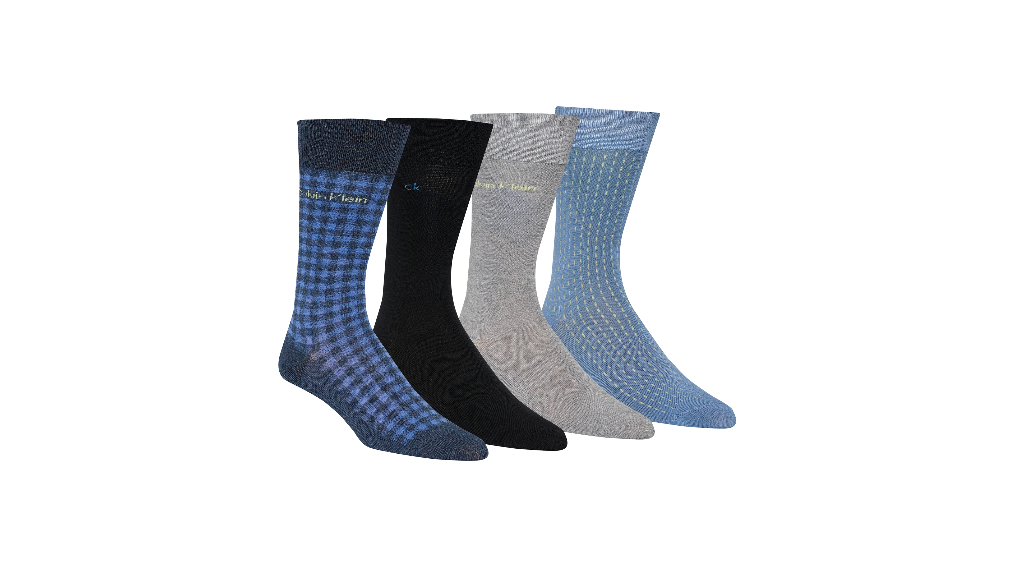 Calvin Klein Men's 4-Pack Dress Crew Socks