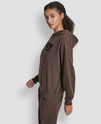 Women's Flock Logo Kanga Pocket Pull-On Hoodie