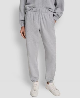 Women's Exploded Rhinestone Varsity Logo High Rise Relaxed Jogger