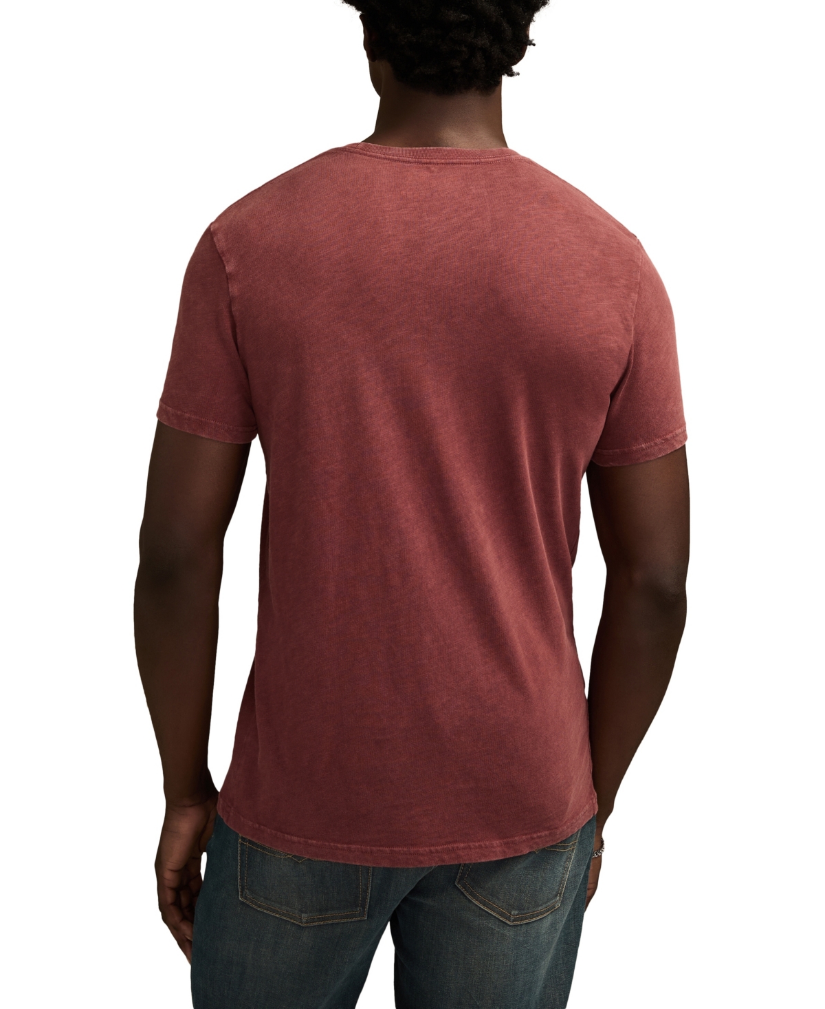 Lucky Brand Men's Coke Santa Print Crewneck T-Shirt