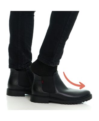 Men's Hudson Yards 2.0 Hands-Free Slip On Technology Leather Chelsea Boots