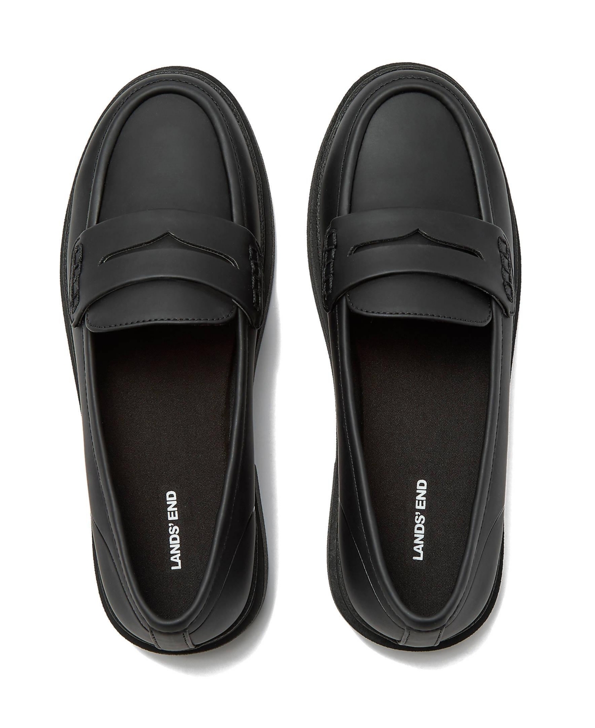 Lands' End Women's All Weather Slip On Penny Loafers