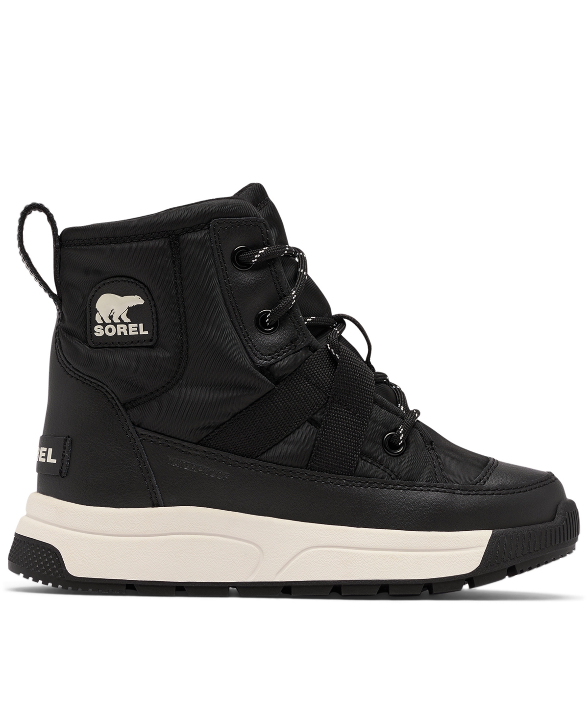 Sorel Youth Whitney Iii Mid Waterproof Boots In Black