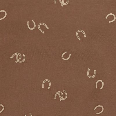 Baby Boys 2-Piece Fleece Outfit Set, Brown Horseshoe, Months