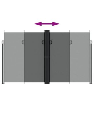 Retractable Side Awning Anthracite