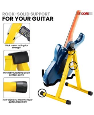 Guitar Stand 2PC A Frame w Soft Foam Arm Non Slip Rubber for Acoustic Electric Bass