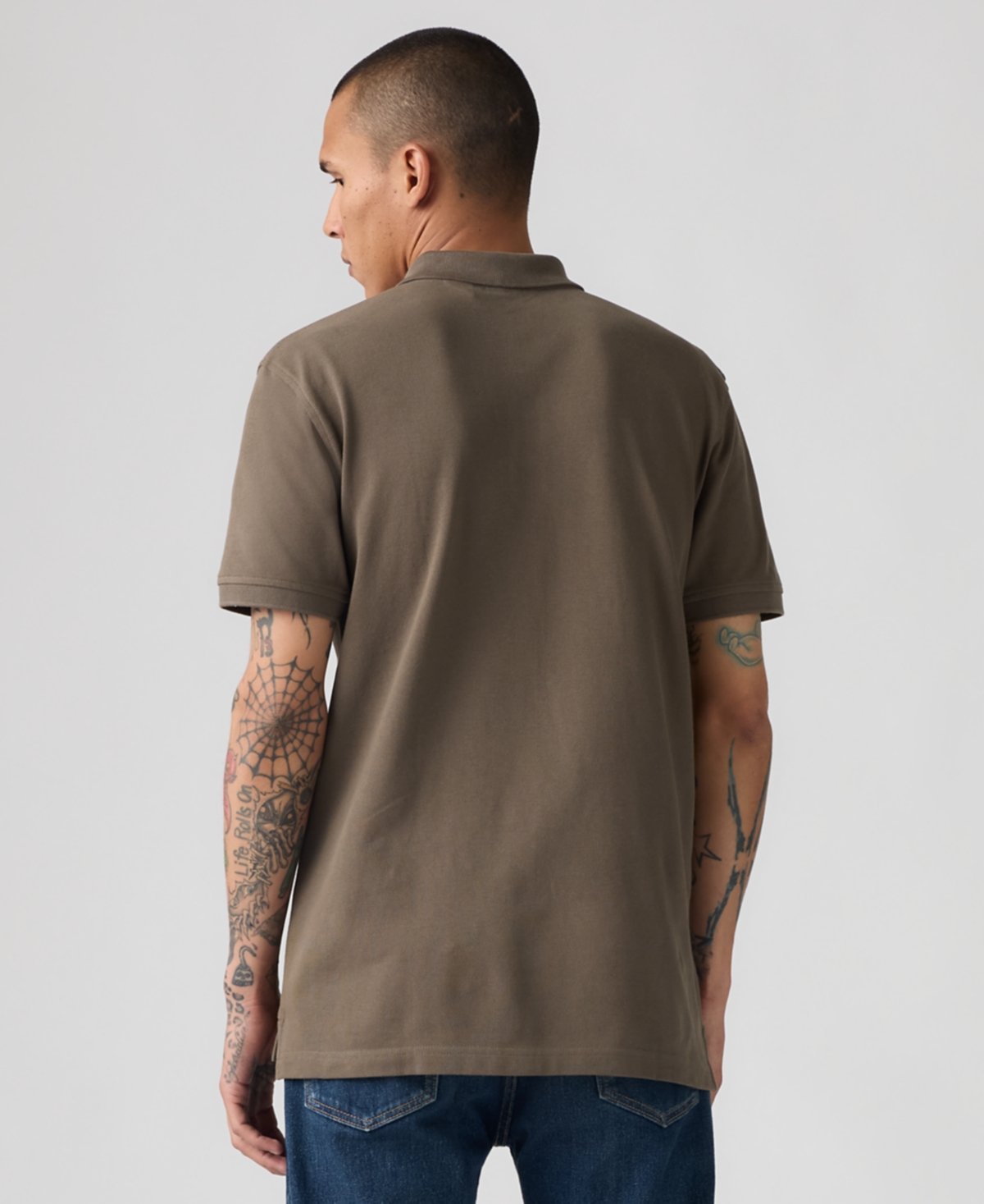 Levi's Men's Housemark Regular Fit Short Sleeve Polo Shirt In Green