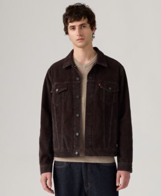 Men's Regular-Fit Stretch Denim Trucker Jacket