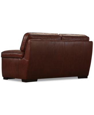 Myars 69&amp;quot; Leather Loveseat, Created for Macy&#39;s