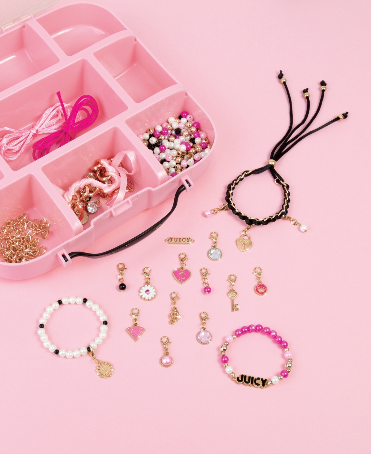 Make It Real Juicy Couture Glitz 'N Glam Charm Bracelets