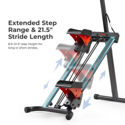 Smart Foldable Stair Climber with Resistance Bands