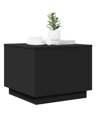 Coffee Table Black Engineered wood 19.7 in x 19.7 in x 15.7 in