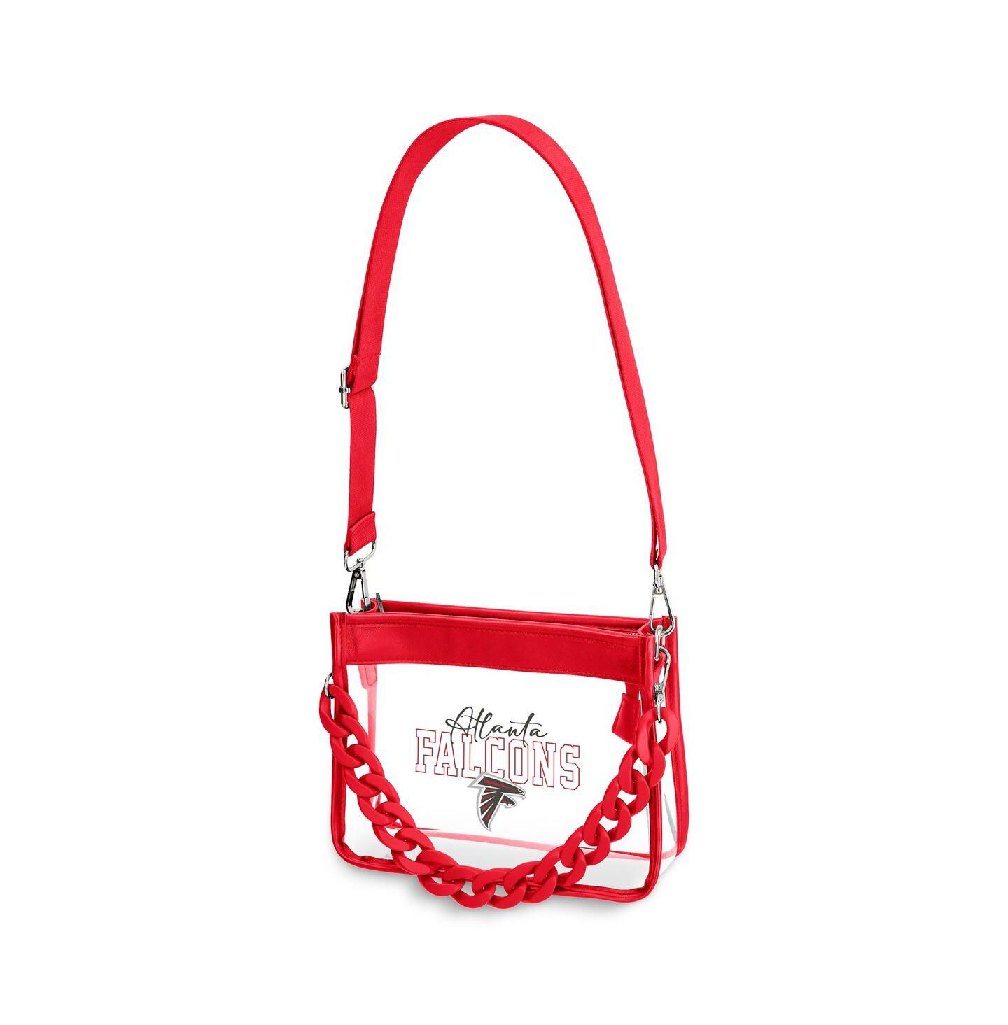 Женская сумка WEAR by Erin Andrews Atlanta Falcons Plastic Chain Mini Crossbody — фото 1