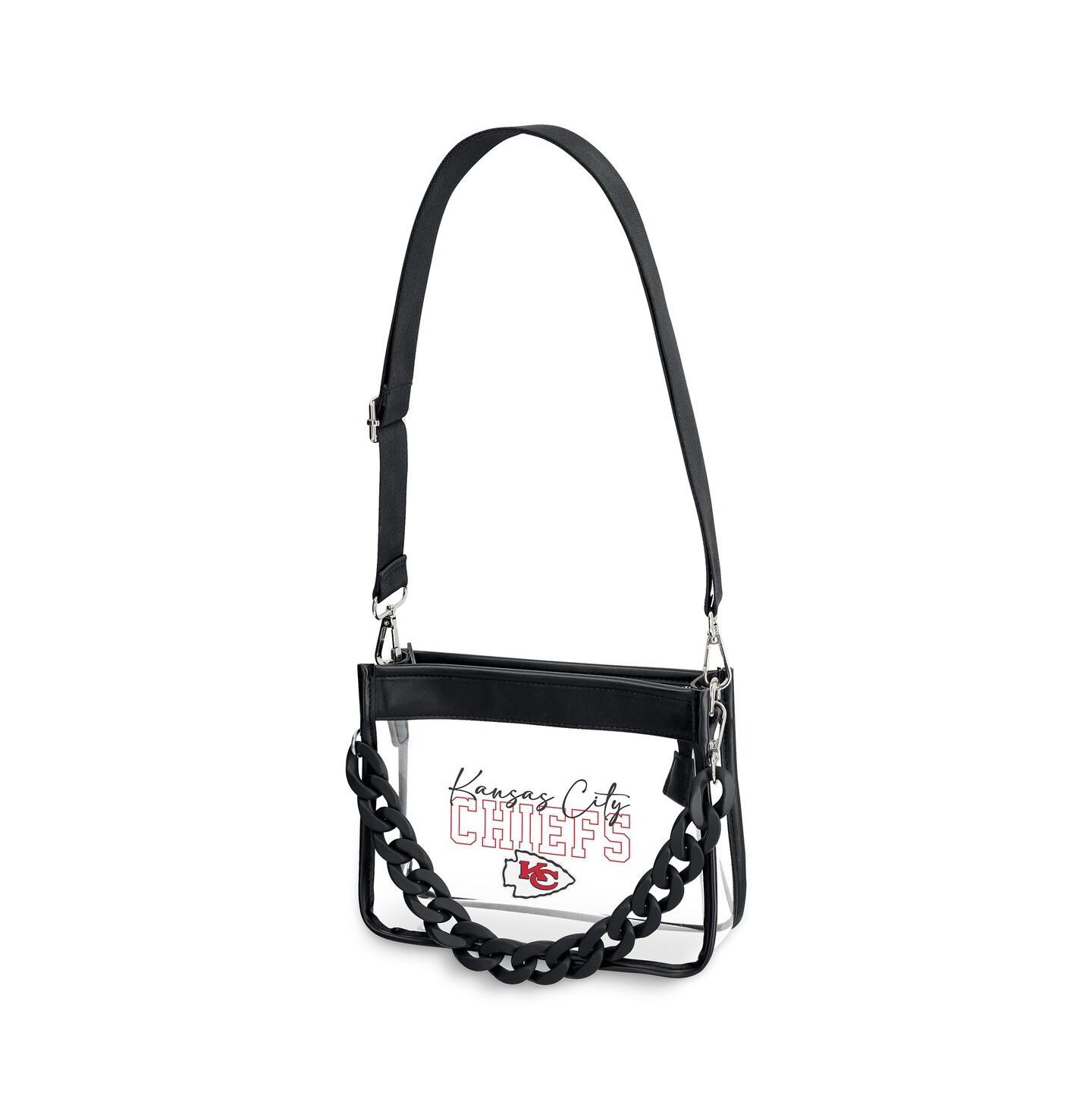 Женская сумка WEAR by Erin Andrews Kansas City Chiefs Plastic Chain Mini Crossbody — фото 1