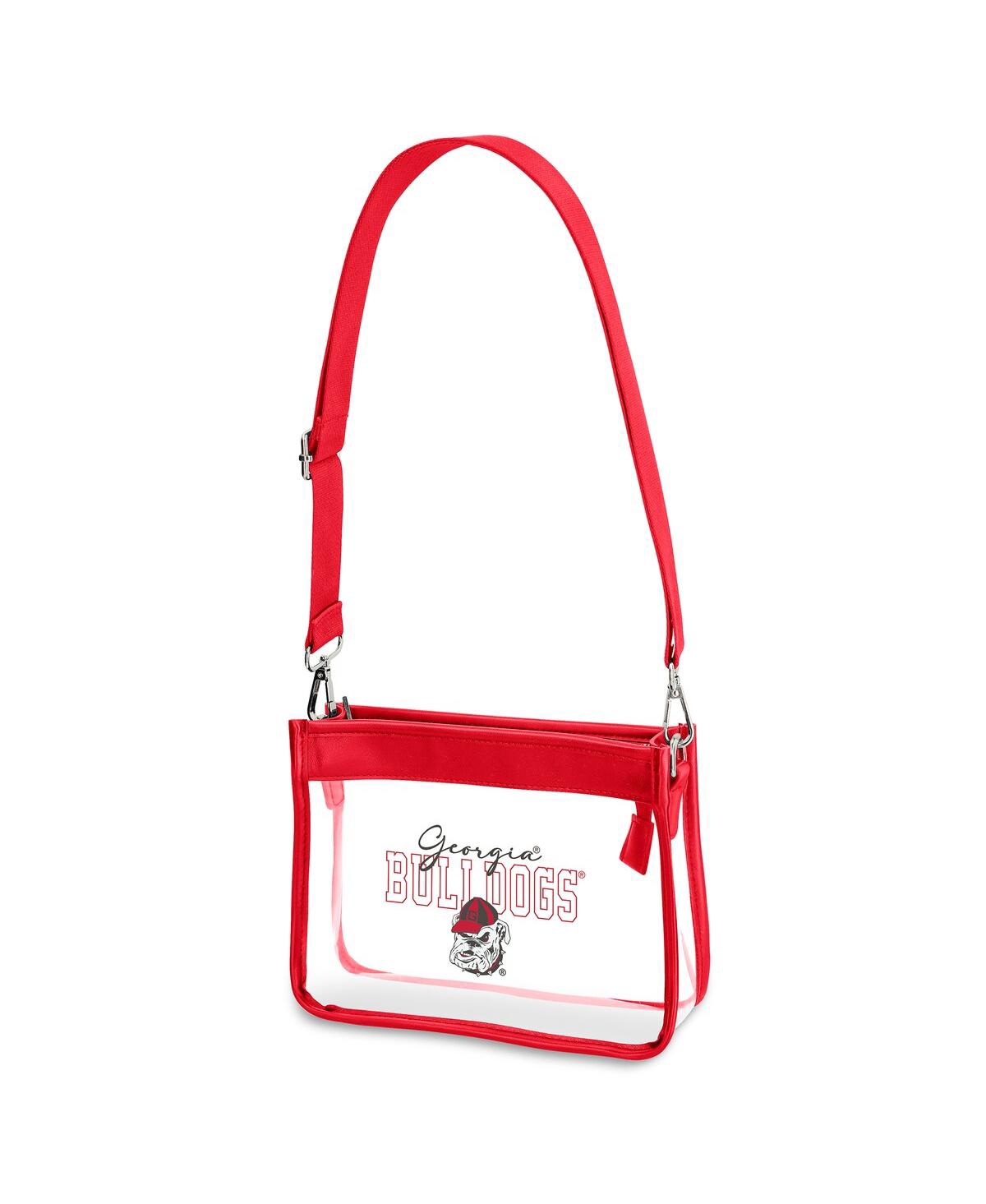 Wear By Erin Andrews Georgia Bulldogs Plastic Chain Mini Crossbody In Red