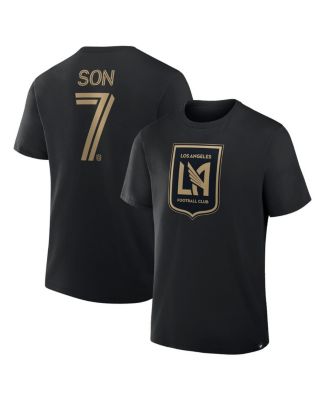 Fanatics - Men's Son Heung-Min Black LAFC Name Number T-Shirt