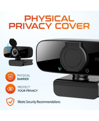 USB Webcam with Microphone, HD 1080p Wired Webcam (DCAM24BK)