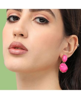 Pebbly Drop Earrings